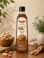 Meadows Wood-Pressed Groundnut Oil – 500ml